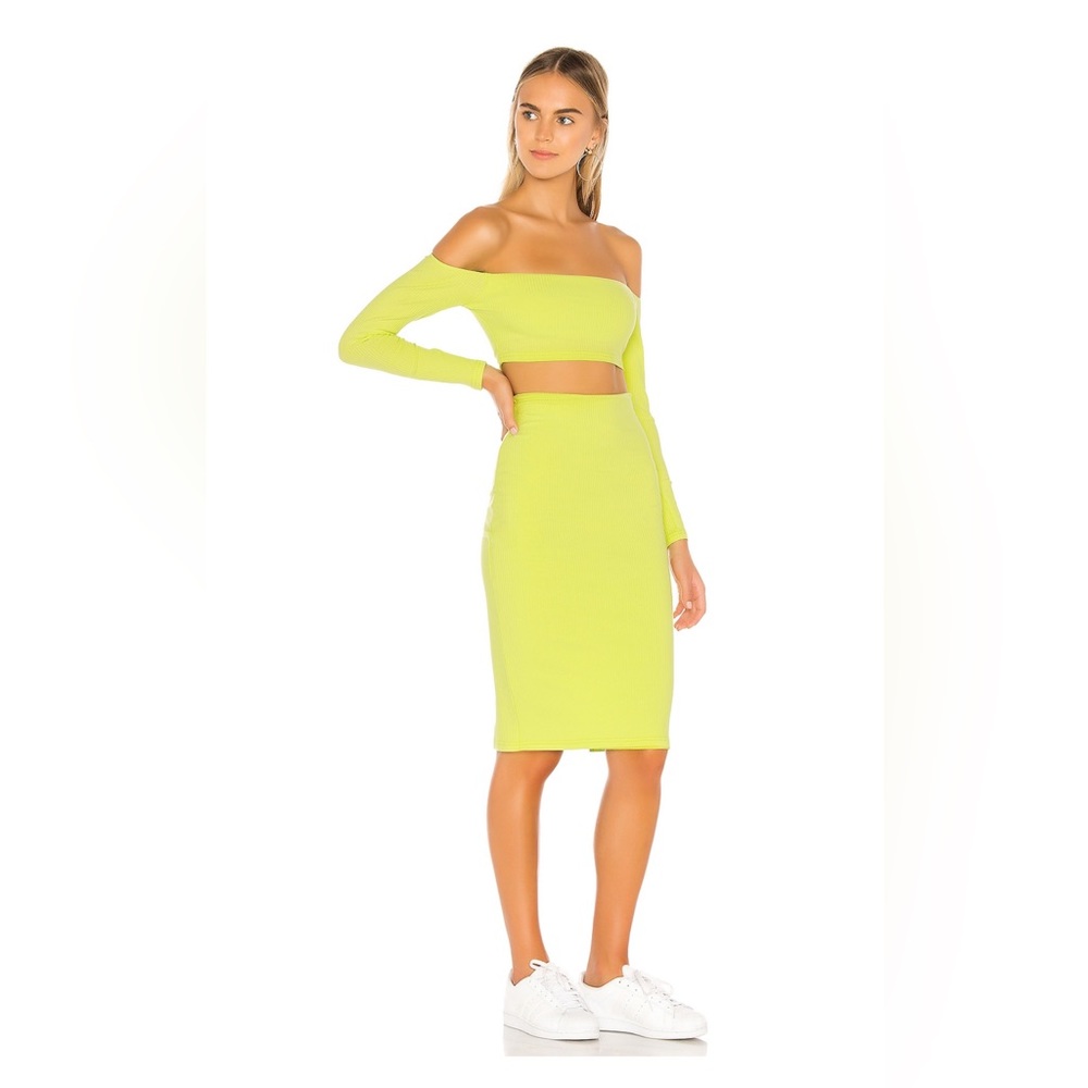 SUPERDOWN Sevina Ribbed 2 Piece Skirt Set